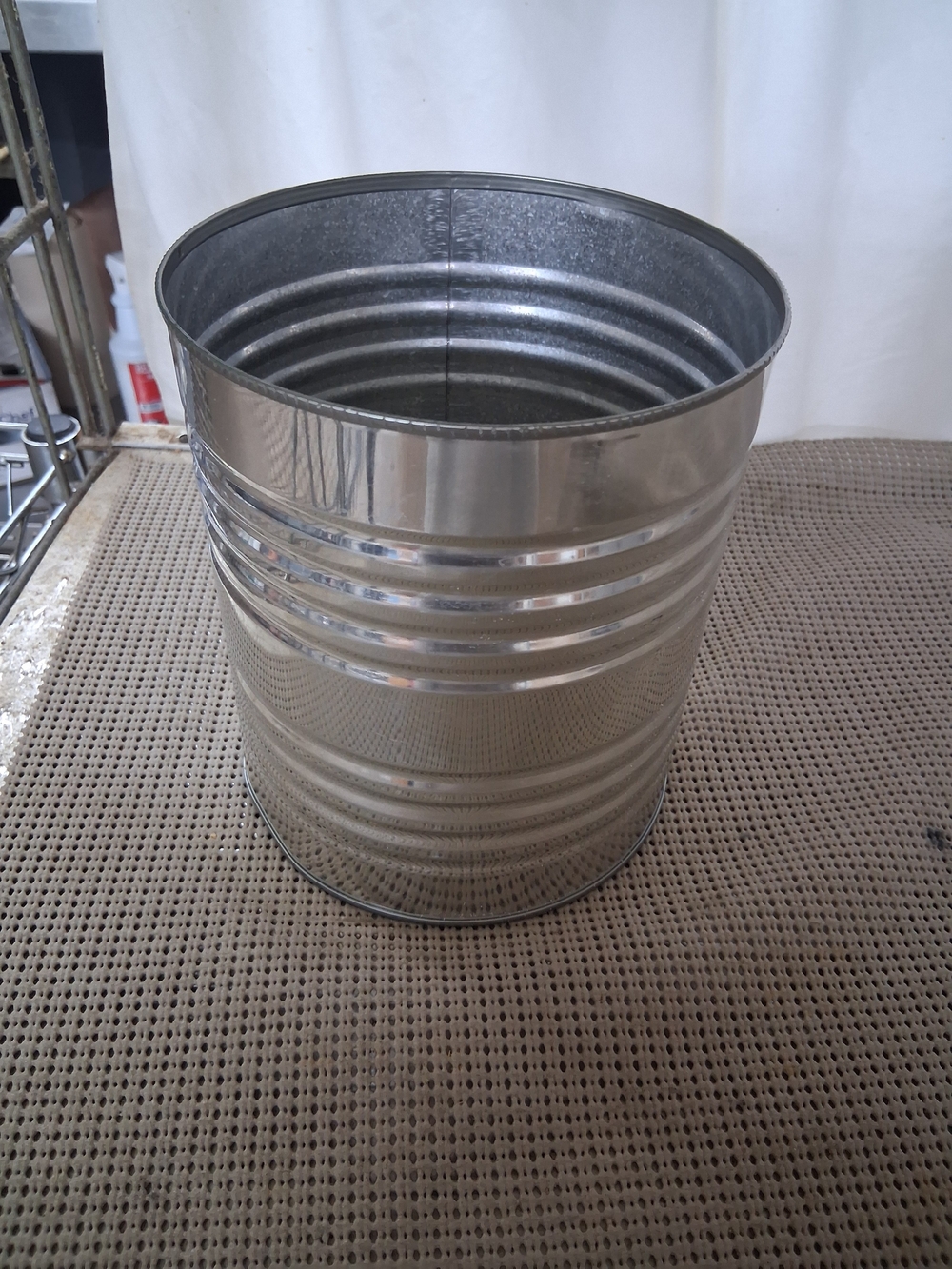 Galvanized Steel Utility Bucket - Silver